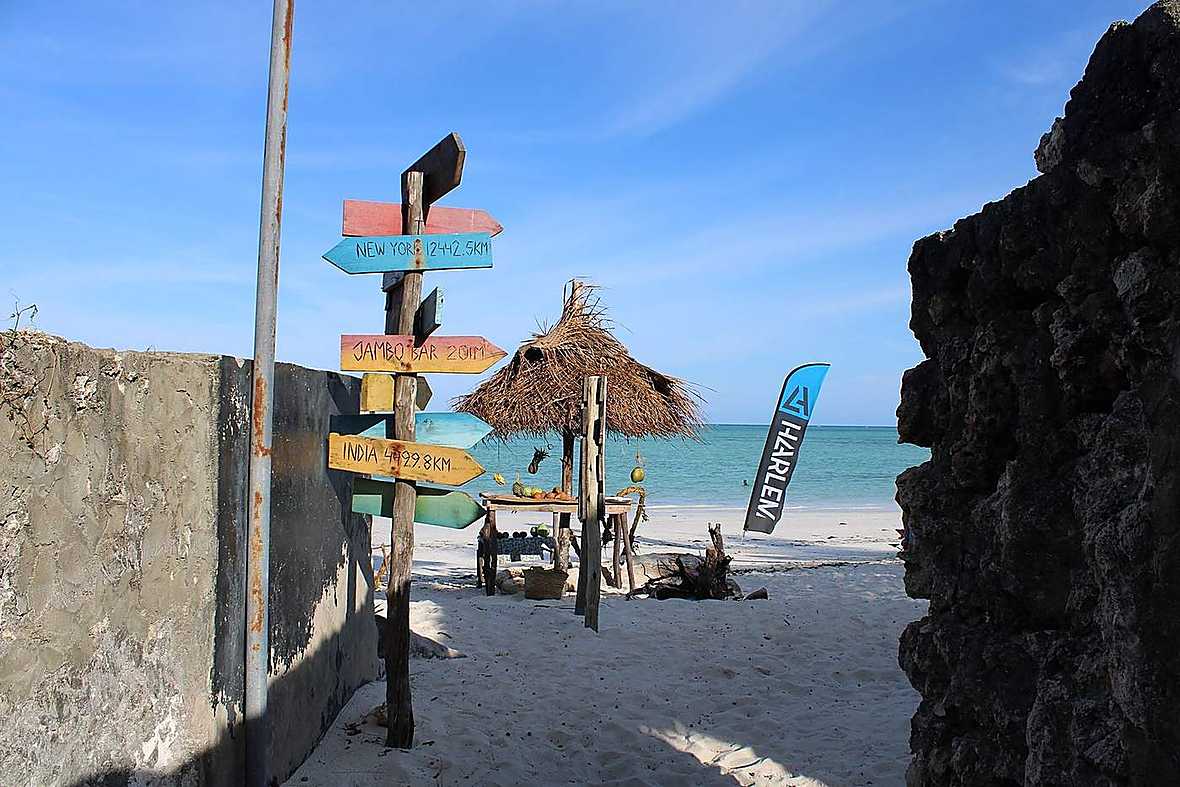 Zanzibar taxi sign